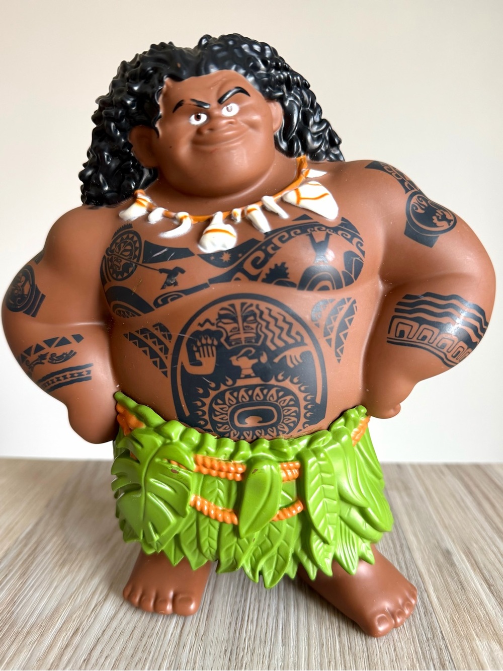 Disney Moana Mega Maui 8” Action Figure Hawaiian Collectible Hard Plastic Toy